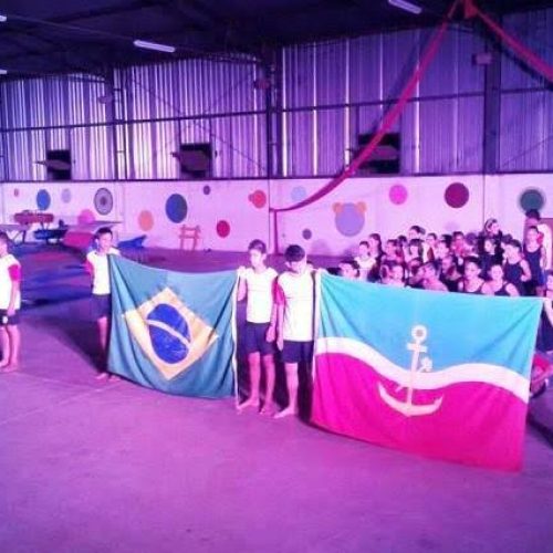 Atletas receberam convidados no 1º Festival de Ginástica Artística