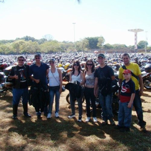 Motociclistas de Porto Ferreira presentes no “Domingo Aéreo 2011” da AFA