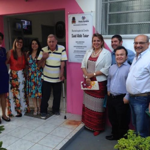 Prefeitura entrega obra de revitalização da Creche Said Abib Taiar, no Jardim Porto Novo