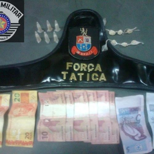 PM registra ocorrência de Porte de Entorpecente na Vila Nova