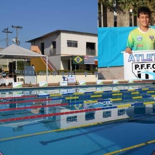 Atleta da natação do Porto Ferreira F.C. representou o clube no Campeonato Paulista Petiz