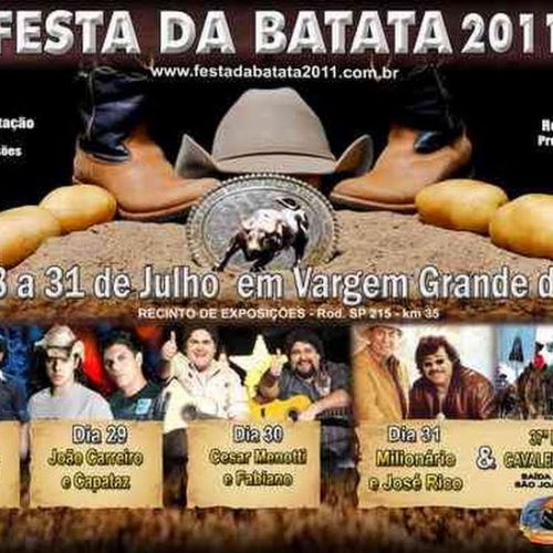 Festa da Batata de Vargem Grande do Sul começa em 28 de julho