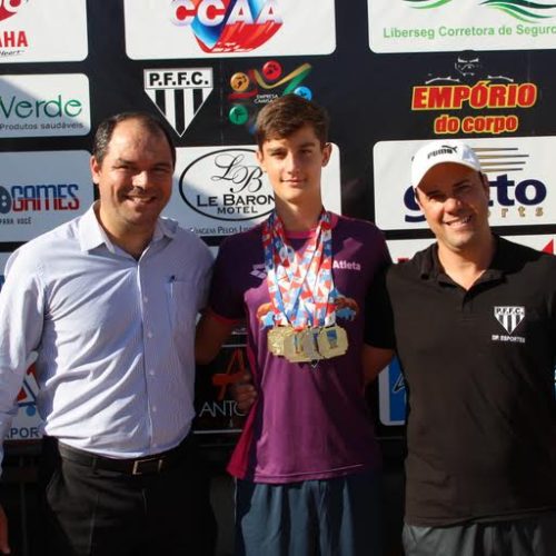 FAP reconhece Fábio Castilho, do PFFC, como o melhor atleta juvenil da Copa São Paulo de Natação