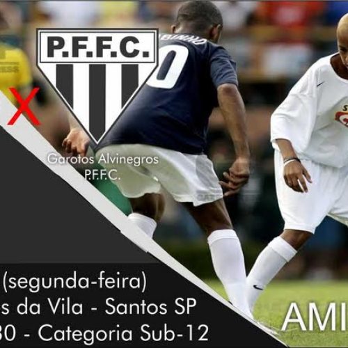 Duelo de alvinegros: Santos F.C. x P.F.F.C acontecerá na próxima segunda-feira, 20