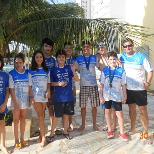 Equipe de natação do Clube de Campo participou de competição em São José do Rio Pardo