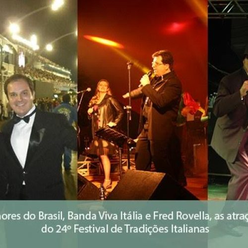 Conheça mais das atrações musicais do 24º Festival de Tradições Italianas de Santa Rita