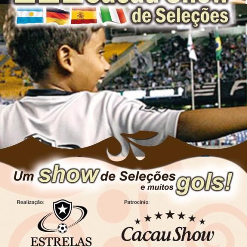 Copa Cacau Show de Seleções tem início neste domingo com 08 jogos