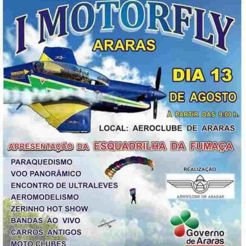 Definidas as atrações para o 1º Motorfly em Araras