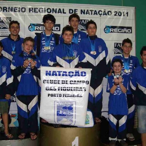 Natação do Clube de Campo conquista várias medalhas no Torneio F.A.P.