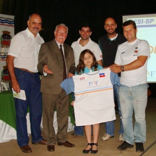 Cerimônia de entrega de uniformes do Programa Atleta do Futuro