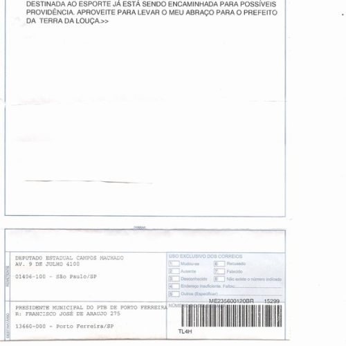Gustavo Braga solicita mais uma verba ao deputado estadual Campos Machado