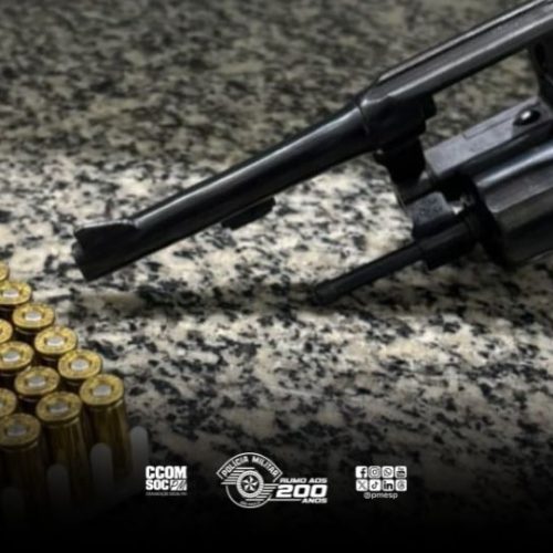 Homem é preso por posse ilegal de arma e munição