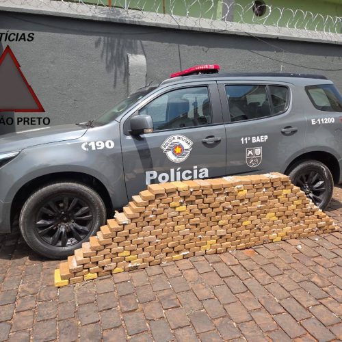 BAEP apreende grande quantidade de drogas no bairro Jóquei Clube, em Ribeirão Preto