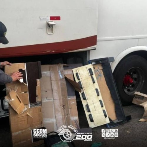 Trio boliviano é preso com mais de 20 kg de maconha em ônibus no interior de SP