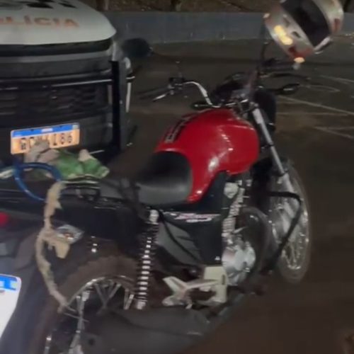 Polícia Militar recupera moto furtada e detém suspeito em São Carlos