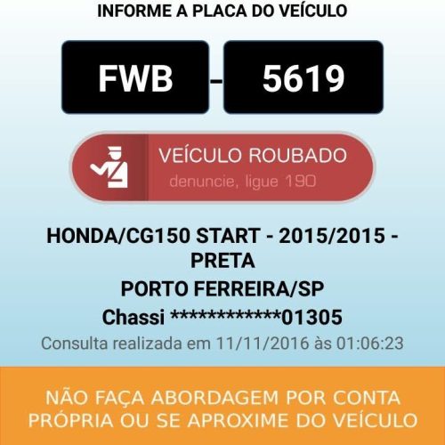 Mototaxista tem moto roubada por dupla armada ao fazer corrida até o Cristo Redentor