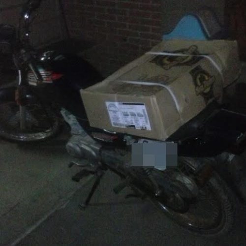 Moto Honda CG furtada na cidade é localizada com menor no bairro Cristo Redentor