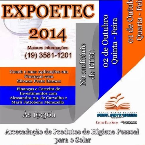Etec Prof. Jadyr Salles promove a EXPOETEC 2014