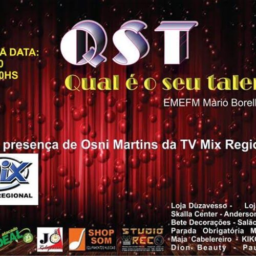 Qual é o seu talento? acontece nesta quinta-feira na EMEFM Mário Borelli Thomaz
