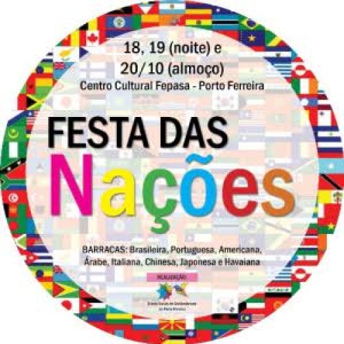 Festa das Nações acontece de 18 a 20 de outubro no Centro Cultural Fepasa