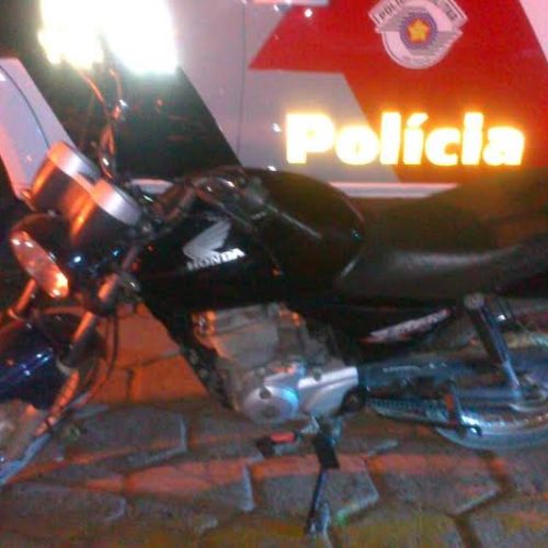 Menor de 17 anos foi apreendido pela PM após furtar moto