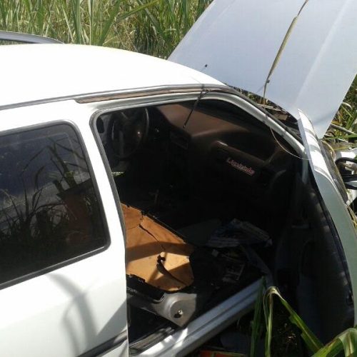 Carro roubado em Santa Rita é localizado próximo ao antigo lixão de Porto Ferreira