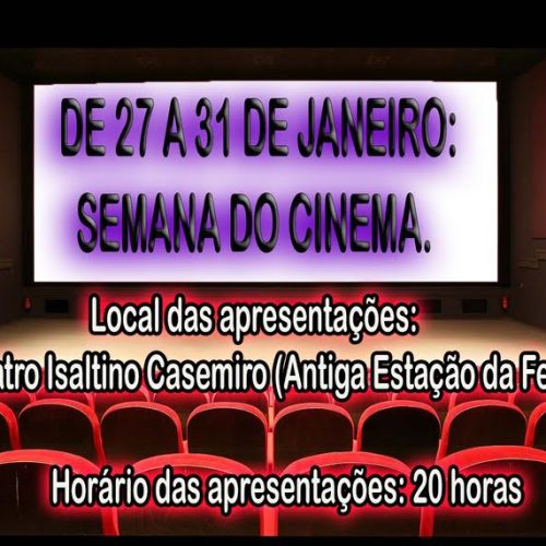 Semana do Cinema acontece até o dia 31 de Janeiro