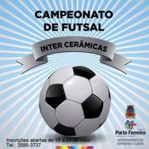Campeonato de Futsal Inter Cerâmicas tem inscrições abertas