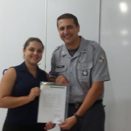 Polícia Militar realiza palestra no Centro Brasileiro de Cursos (CEBRAC)