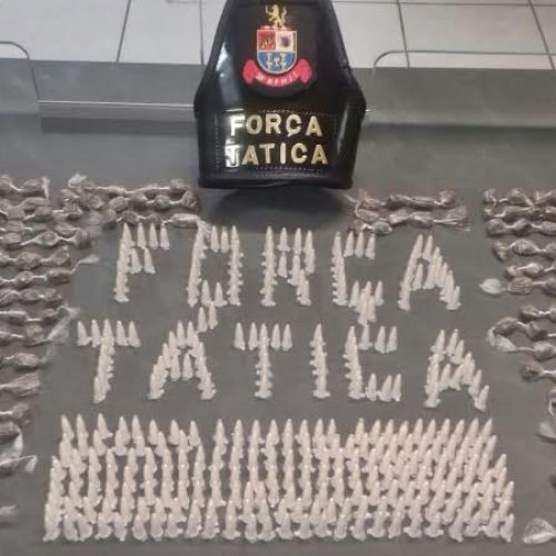 Polícia de Porto Ferreira apreende 156 invólucros com maconha e 337 pinos com cocaína