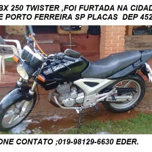 Moto CBX 250 é furtada na Vila Sybilla na noite de quarta-feira (16)