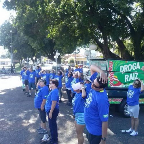 Caminhada e Passeio Ciclístico reuniu cerca de 100 pessoas no último domingo