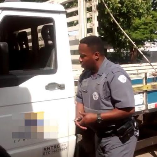 PM realiza prisão em flagrante por furto de caminhão