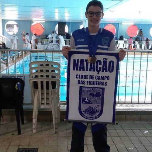 Nadador do Clube de Campo conquista ótimos resultados em torneio da FAP