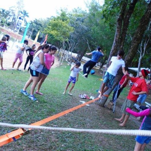 Clube de Campo promoveu o primeiro encontro de Slackline