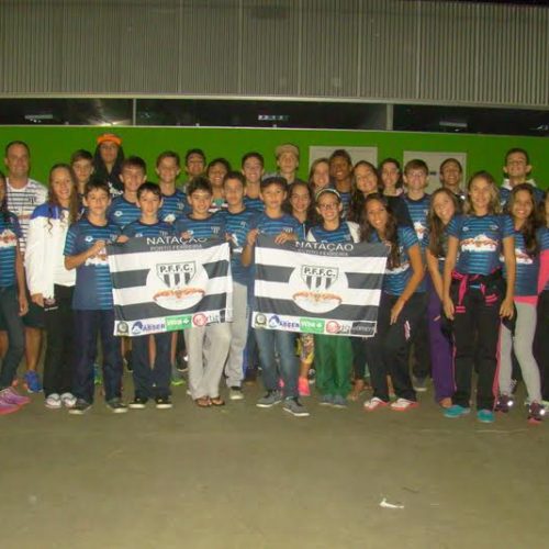 Natação do P.F.F.C. conquista ótimos resultados em duas competições disputadas no final de semana