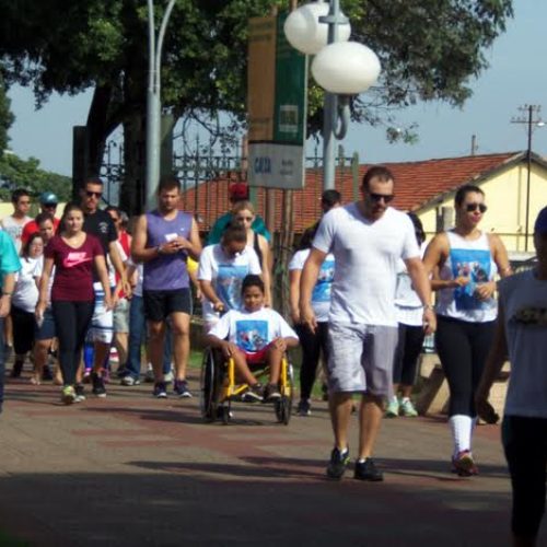 Prefeitura organizou caminhada em homenagem ao Mês das Mulheres e Dia da Síndrome de Down