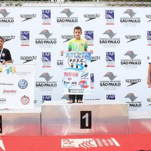 Natação do P.F.F.C. conquista 5 medalhas no mais importante torneio de natação do ano