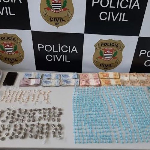 Santa Rita do Passa Quatro: Mulher é presa pela Polícia Civil com grande quantidade de drogas
