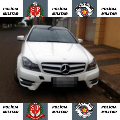 Mercedes Benz furtada em Descalvado foi localizada pela PM na Vila Real