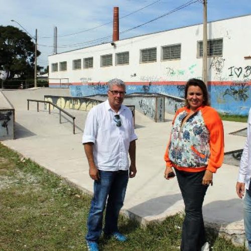 Pista de skate da Área de Lazer João Ferreira está passando por reforma