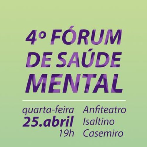 4º Fórum de Saúde Mental acontece no próximo dia 25