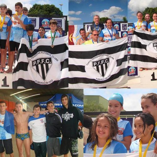 Natação do P.f.F.C. participou de duas competições no último final de semana