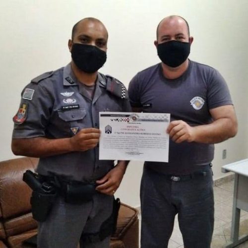 Polícia Militar de Porto Ferreira parabeniza o PM Alexandro Roberto Divino pela Promoção