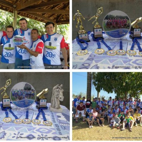 Diretoria do Clube de Campo das Figueiras parabeniza equipe GDC pelos seus 20 anos