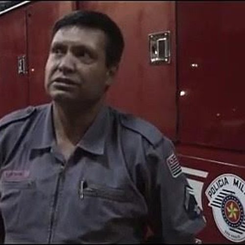 Entrevista com o CB PM Luciano sobre o incêndio ocorrido em empresa cerâmica de Porto Ferreira