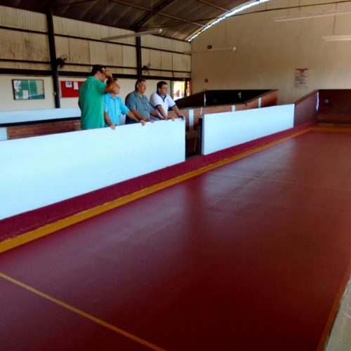 Canchas de bocha do Clube de Campo das Figueiras receberam reforma e manutenção