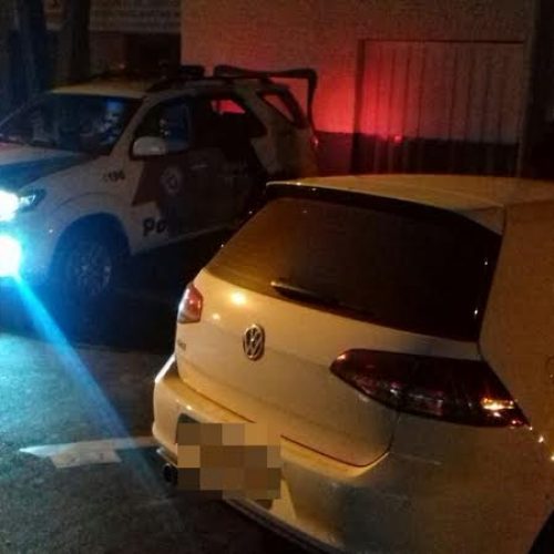 Carro roubado é localizado pela Força Tática na área central de Porto Ferreira