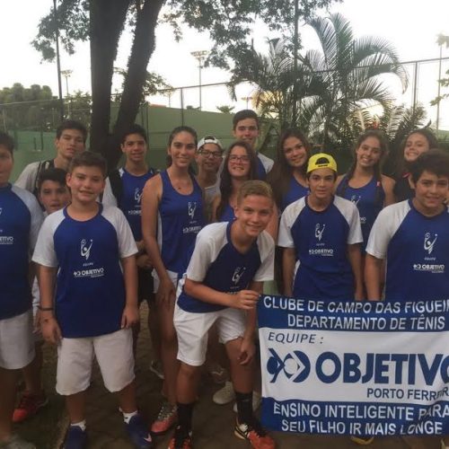 Equipe Clube de Campo/Colégio Objetivo de tênis obtém bons resultados na cidade de São Carlos