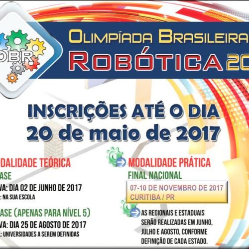 Olimpíada Brasileira de Robótica: inscrições podem ser realizadas até 20 de maio